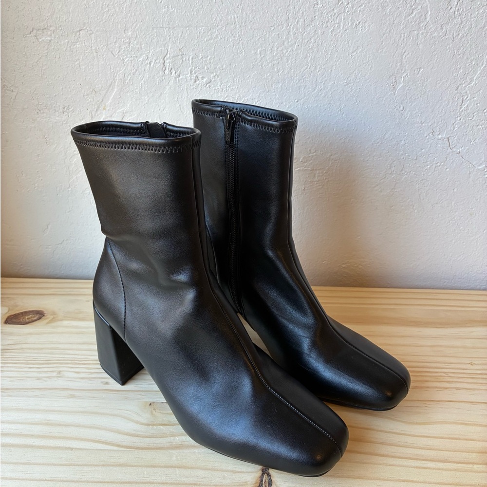 Target Black Heeled Boots for Women